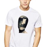 Tricou barbati alb - Dali - Globul